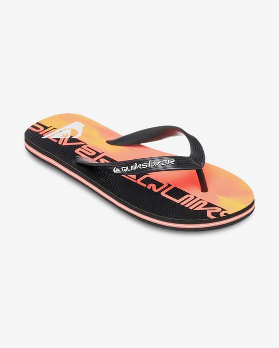 Chanclas Quiksilver Molokai Art 25 naranja negro