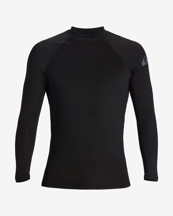 Cykeltrøje Quiksilver Everyday Heat langærmet meleret sort