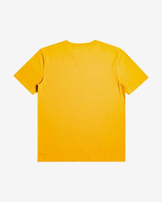 Camiseta Quiksilver Between The Lines manga corta amarillo negro infantil