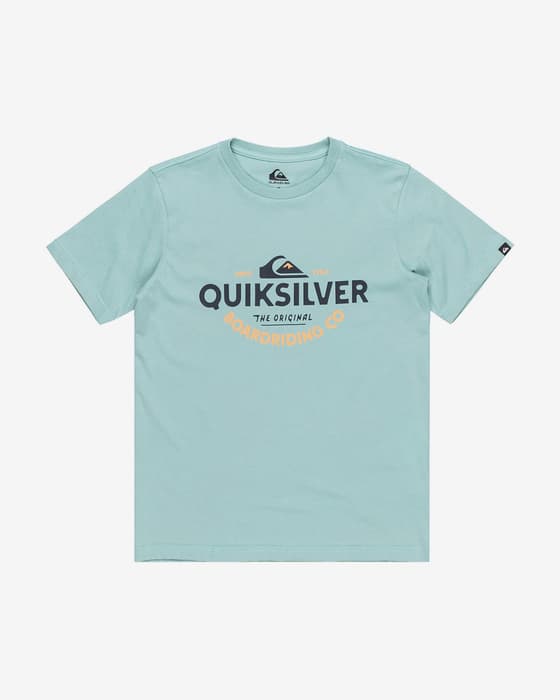 Quiksilver Typed Out T-shirt short sleeve light blue Kids