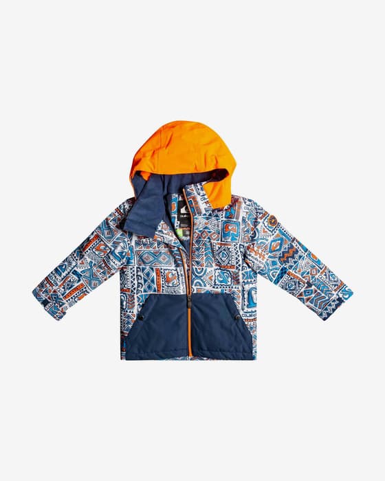Chaqueta Quiksilver Little Mission blanco naranja infantil