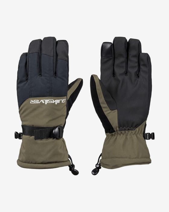 Guantes Quiksilver Mission verde oscuro negro