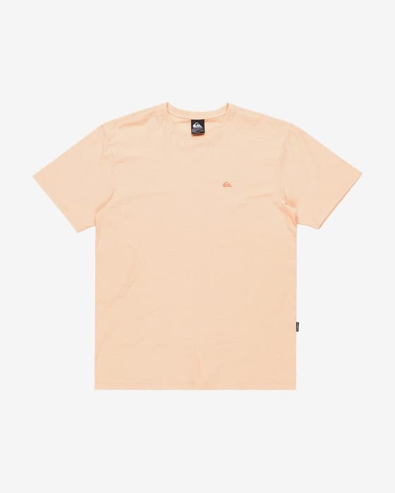 Camiseta Quiksilver Slub Roundneck manga corta naranja claro
