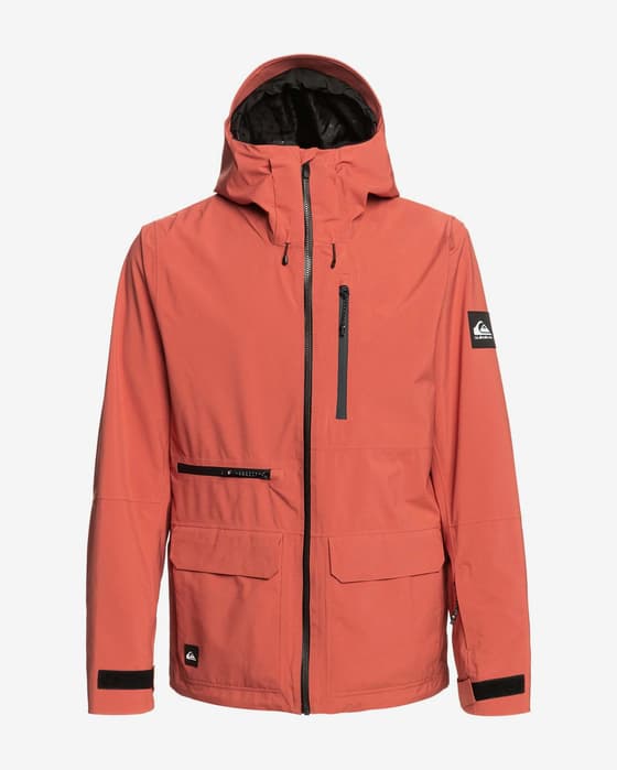 Chaqueta Quiksilver Sammy Carlson Stretch Quest rojo