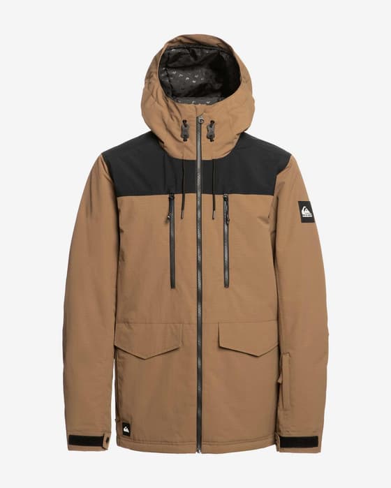 Chaqueta Quiksilver Fairbanks marrón negro
