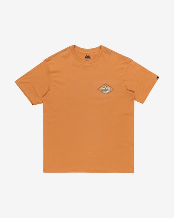 Camiseta Quiksilver EVO Future Islands manga corta naranja
