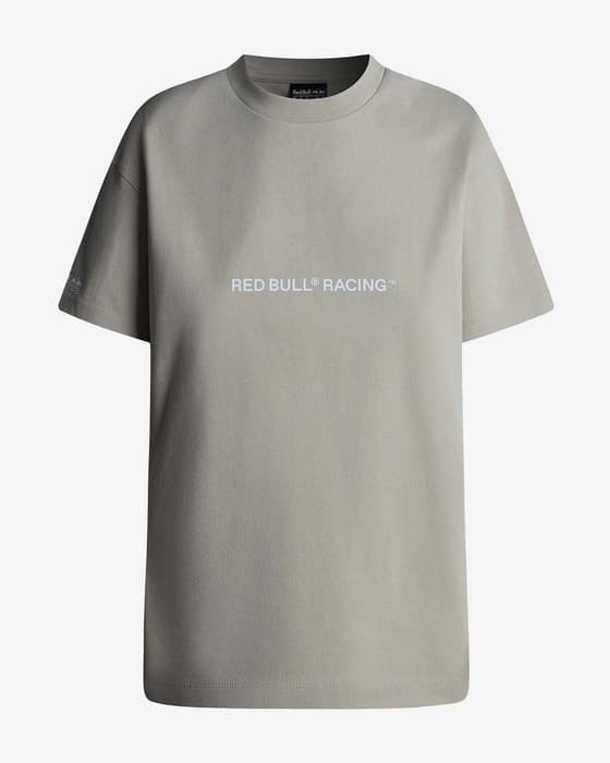 Camiseta Red Bull Racing x Pepe Jeans Club manga corta beige blanco mujer