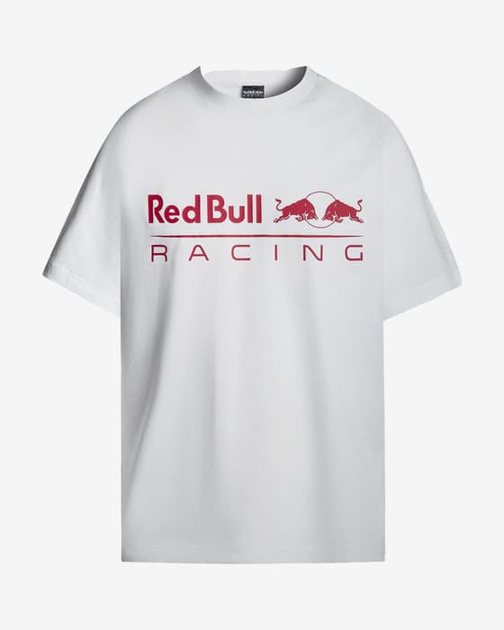 Camiseta Red Bull Racing x Pepe Jeans Logo manga corta blanco rojo