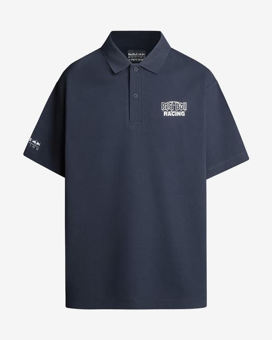 Polo Red Bull Racing x Pepe Jeans Moto manga corta azul noche