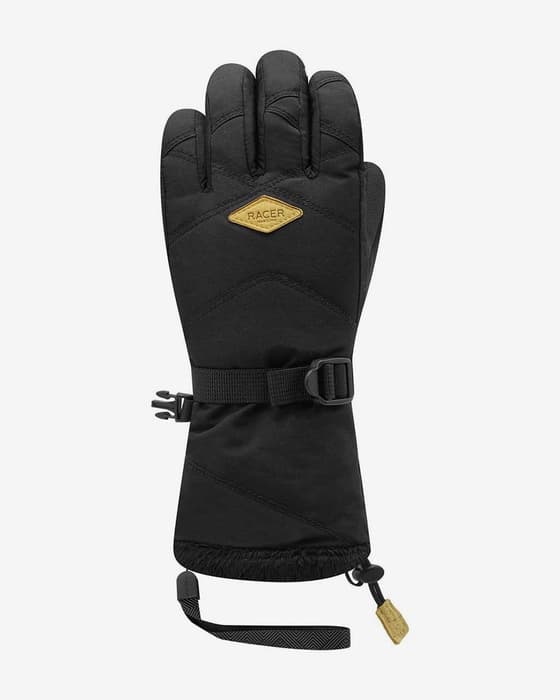 Gants Racer Aurore 10 noir jaune.