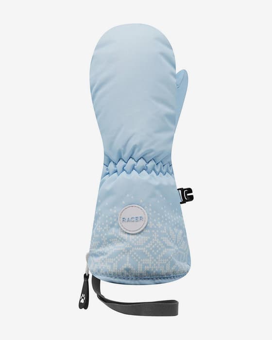 Manoplas Racer Babyprint 3 azul hielo infantil