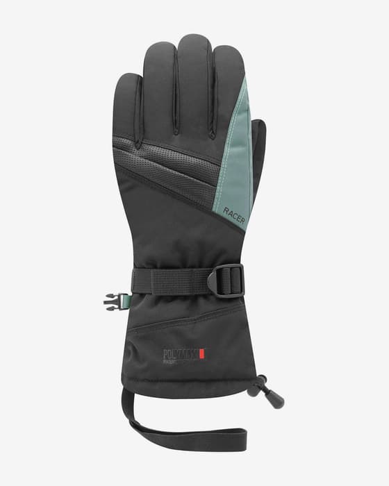 Guantes Racer Logic 4 negro verde
