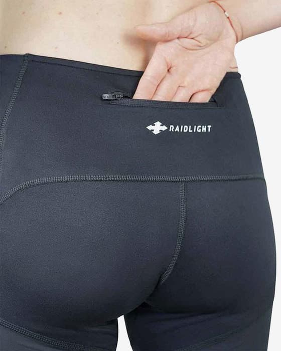 Malla larga Raidlight Responsiv negro gris oscuro mujer