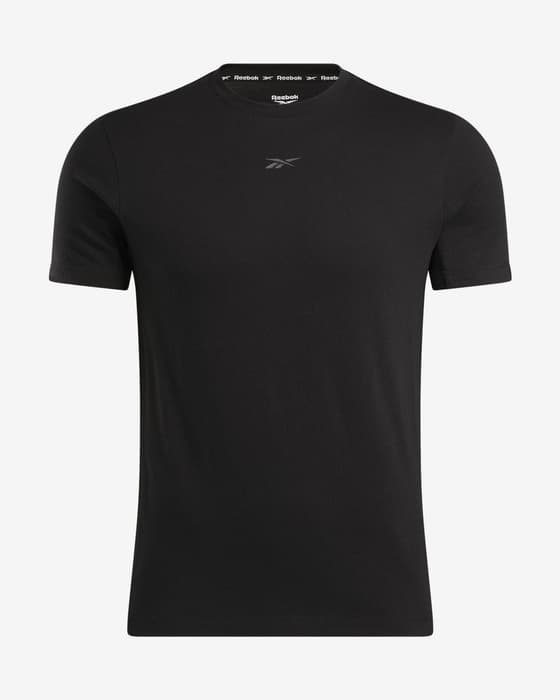 T-shirt Reebok Athlete manica corta nero