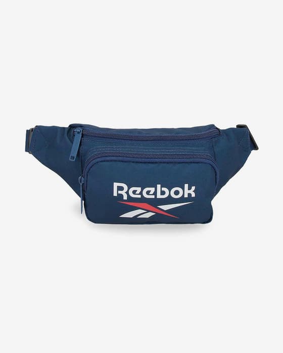 Riñonera Reebok Poli azul marino blanco