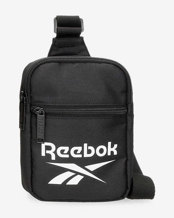 Bandolera Reebok Ashland negro puro blanco
