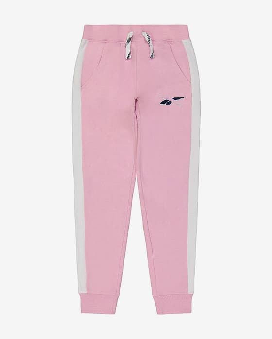 Pantalón largo Reebok Chenille rosa junior