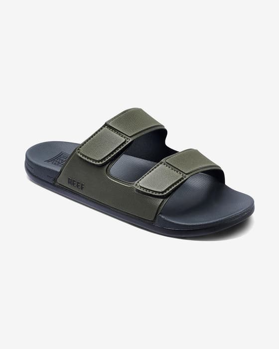 Sandalias Reef Cushion Tradewind verde negro