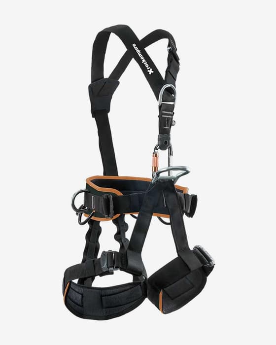 Arnés integral Rock Empire Skill Econ negro naranja