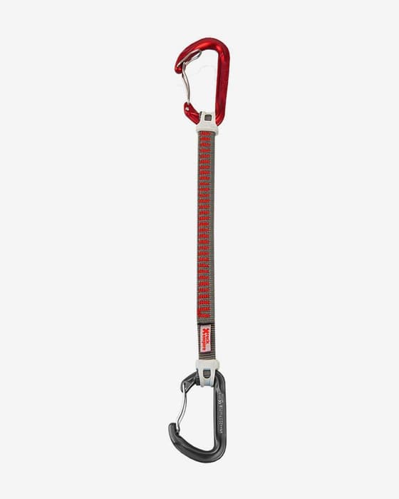 Cinta exprés Rock Empire Long Arm Click 16 mm x 30 cm rojo gris