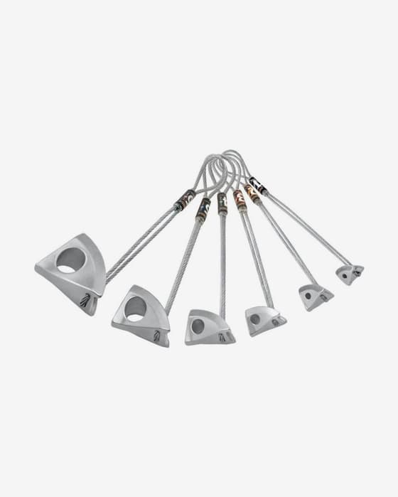 Pack fisureros Rock Empire Abalak gris plateado (6 unidades)
