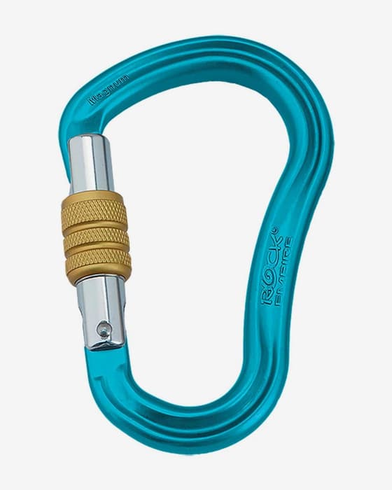 Mosquetón Rock Empire HMS Magnum Screw Lock azul