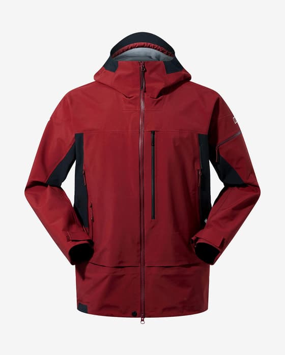 Giacca Berghaus MTN Arete Descend GORE-TEX rosso nero grigio