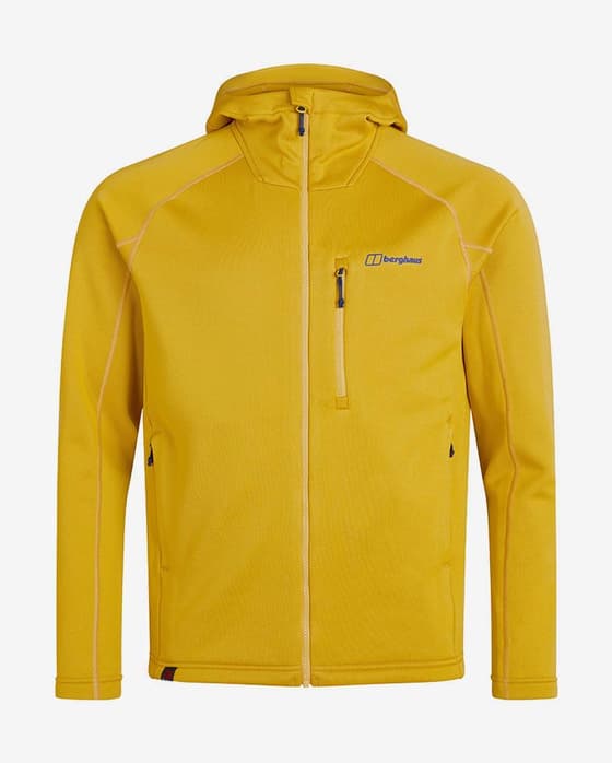 Forro polar con capucha Berghaus Carnot Full Zip amarillo