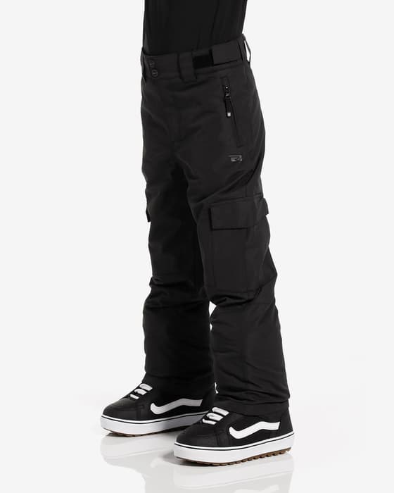 Pantalón largo Rehall Edge-R negro infantil