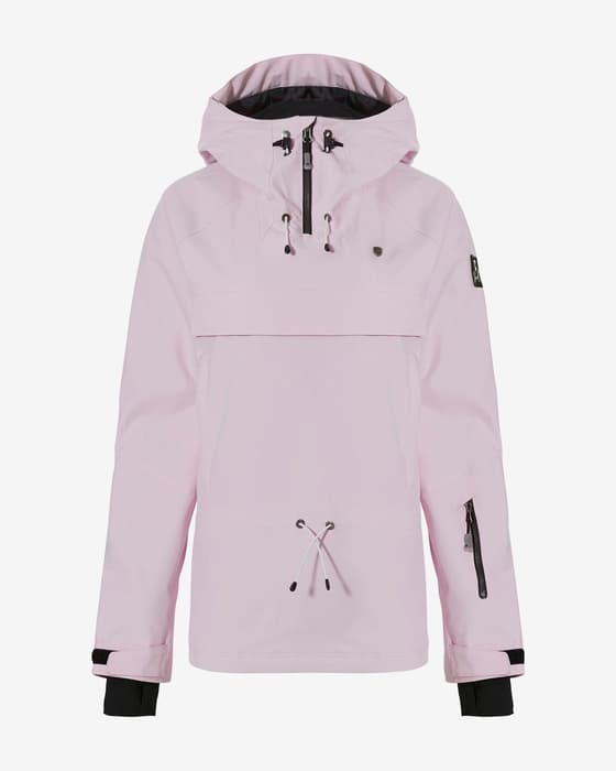 Chaqueta con capucha Rehall Ziva-R rosa claro mujer