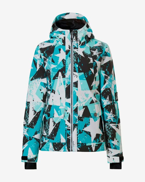 Chaqueta con capucha Rehall Lilly-R blanco azul negro infantil