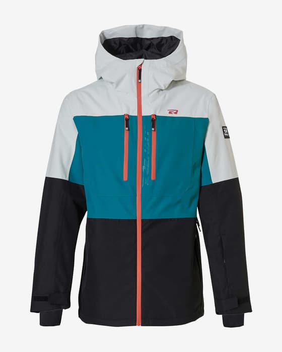 Chaqueta con capucha Rehall CROPP-R blanco azul negro