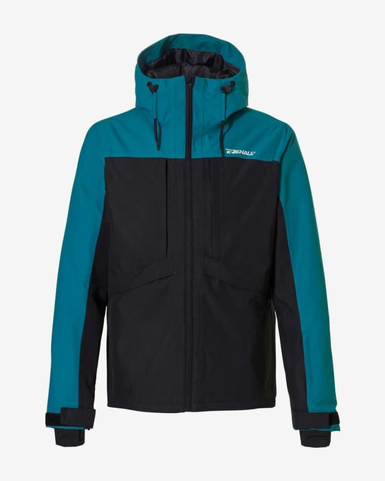 Chaqueta con capucha Rehall DENVER-R azul negro