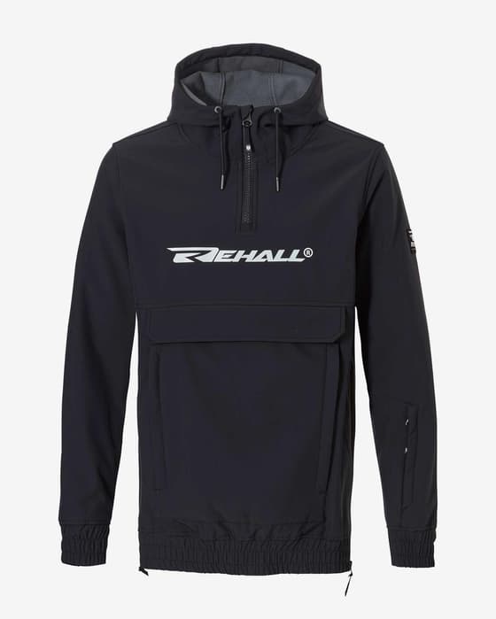Sudadera con capucha Rehall BEAR-R negro blanco