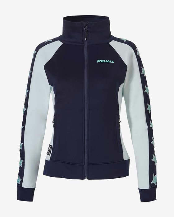 Chaqueta Rehall TESS-R negro blanco mujer