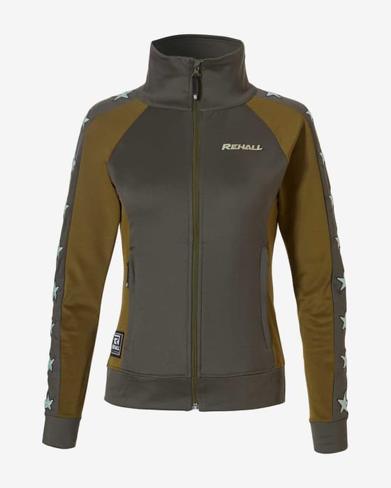Chaqueta Rehall TESS-R negro verde caqui mujer