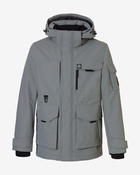 Chaqueta con capucha Rehall DEAN-R gris