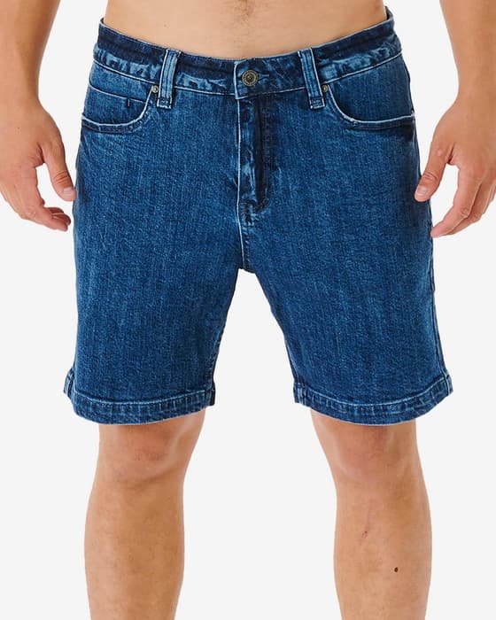 Pantalón Corto Rip Curl Denim Walkshort azul