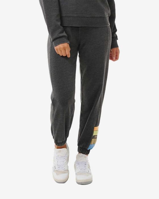 Pantalón largo Rip Curl High Tide Track gris oscuro mujer