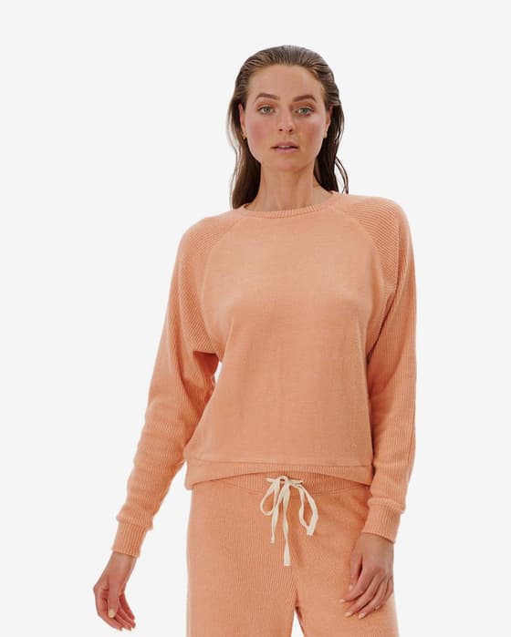 Rip Curl Classic Cosy II Sweatshirt Light Orange Women