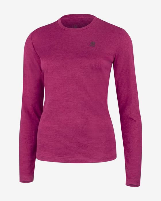 Camiseta Reld Trentino manga larga berenjena mujer