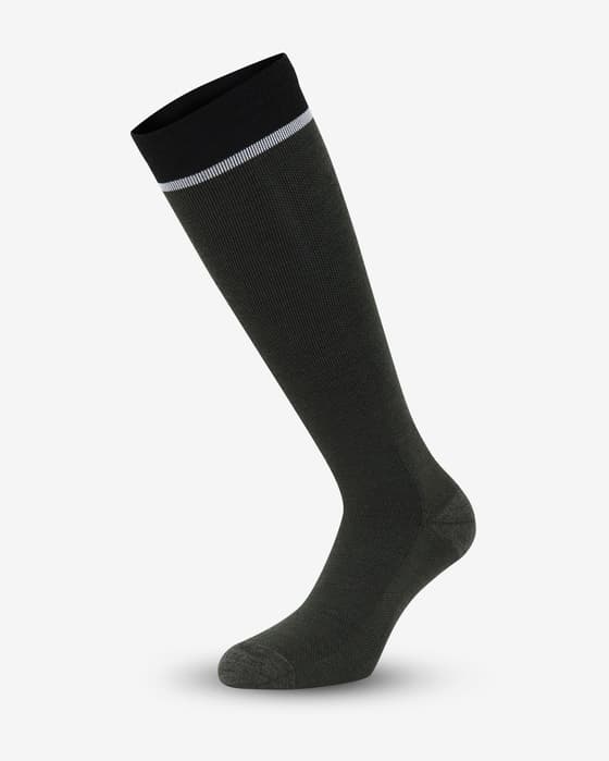 Calcetines Reld Merino Parbat kaki negro