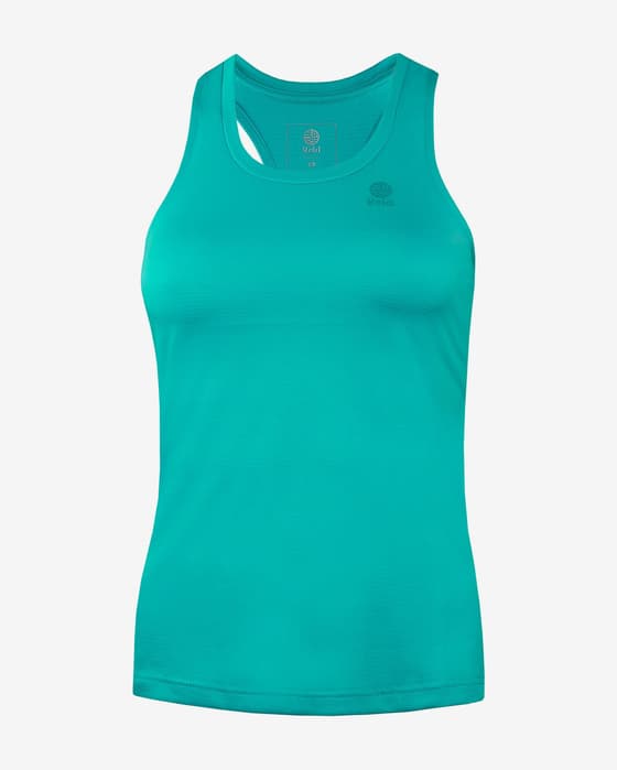 Camiseta Reld Rainier sin mangas turquesa agua mujer