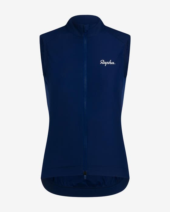 Chaleco Rapha Core azul marino mujer