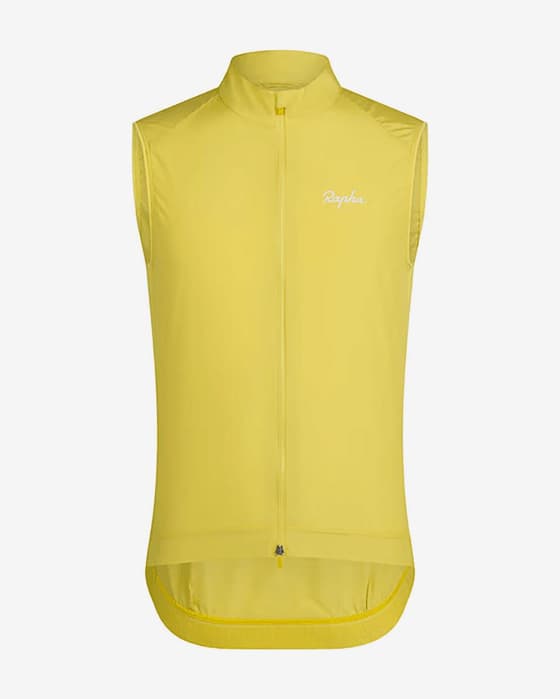 Chaleco Rapha Core amarillo