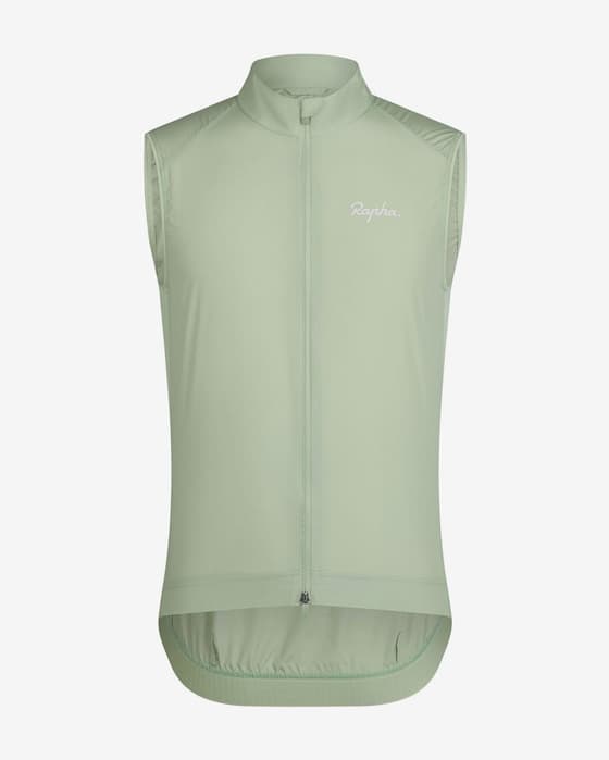 Chaleco Rapha Core verde claro