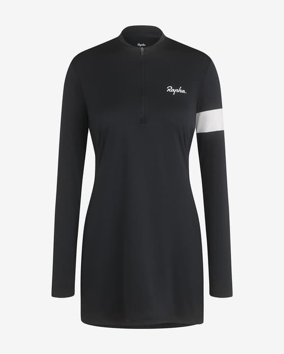 Maillot Rapha Long manga larga negro mujer
