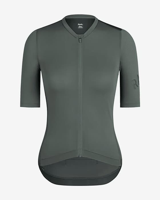 Maillot Rapha Pro Team Training manga corta verde mujer