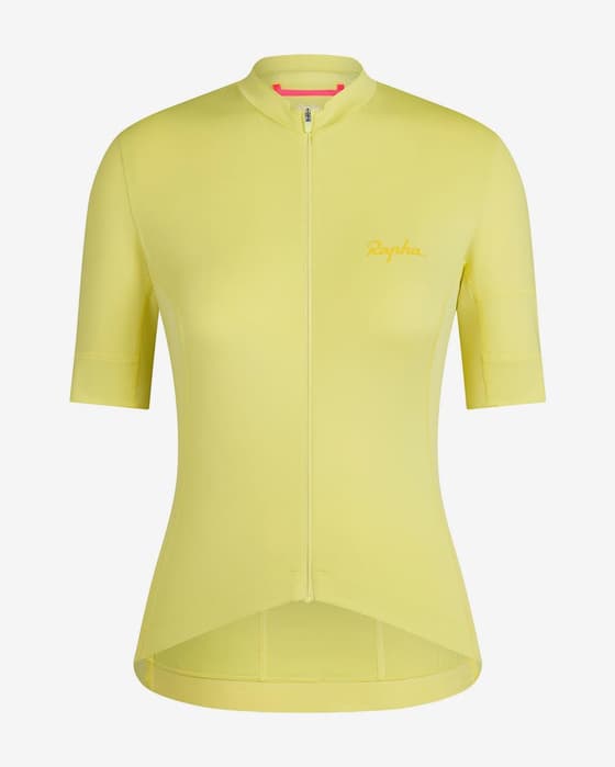 Maillot Rapha Road manga corta amarillo mujer