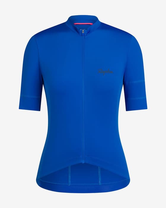 Maillot Rapha Road manga corta azul oscuro mujer